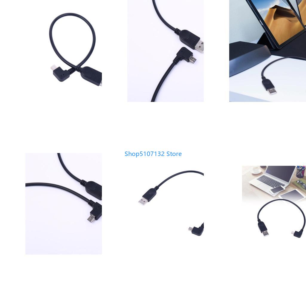 Electronics And Gadgets With C - 87HD 90도 미니 USB 데이터 케이블,