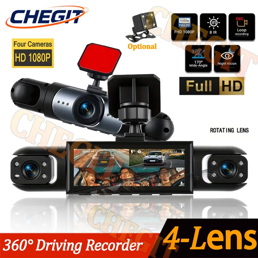 Panoramic Dash Cam 360 - NEW 360 ° 차량용 카메라 1080P