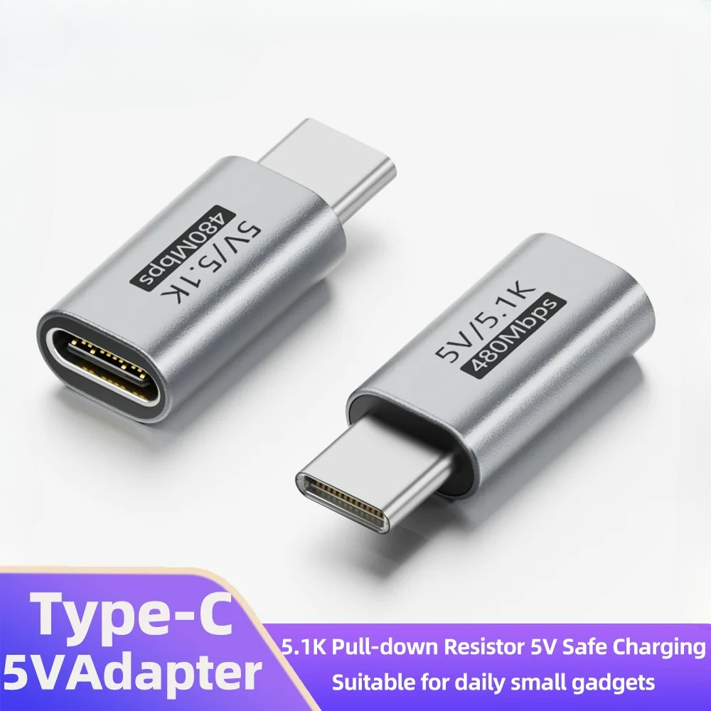 Electronics And Gadgets With C - USB-C 5.1K 저항 충전 어댑터 안전한