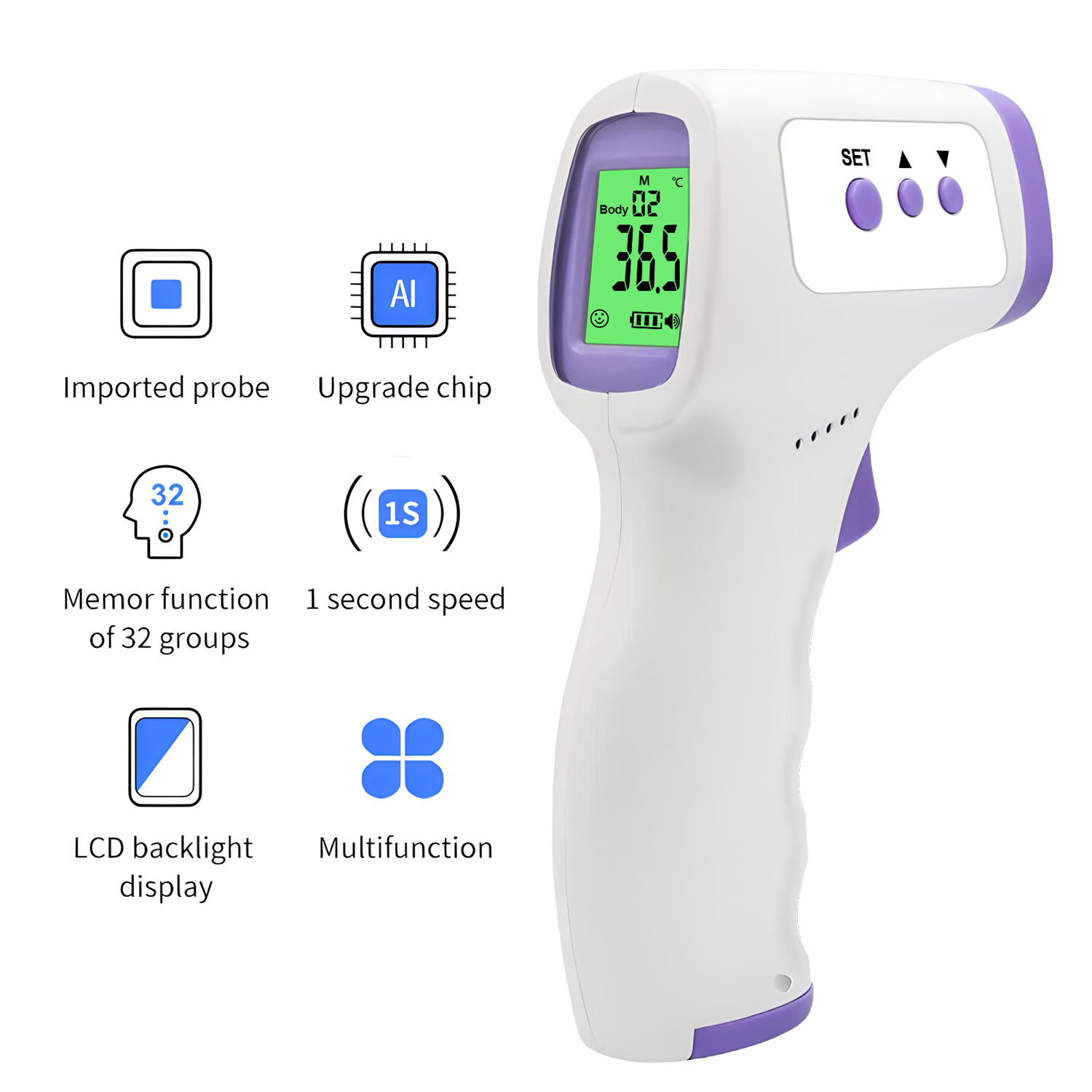 전자식 이마 체온계 가정용 성인 어린이 체온계 산소포화 - Unique Electronics Gadgets 리뷰 및 가격