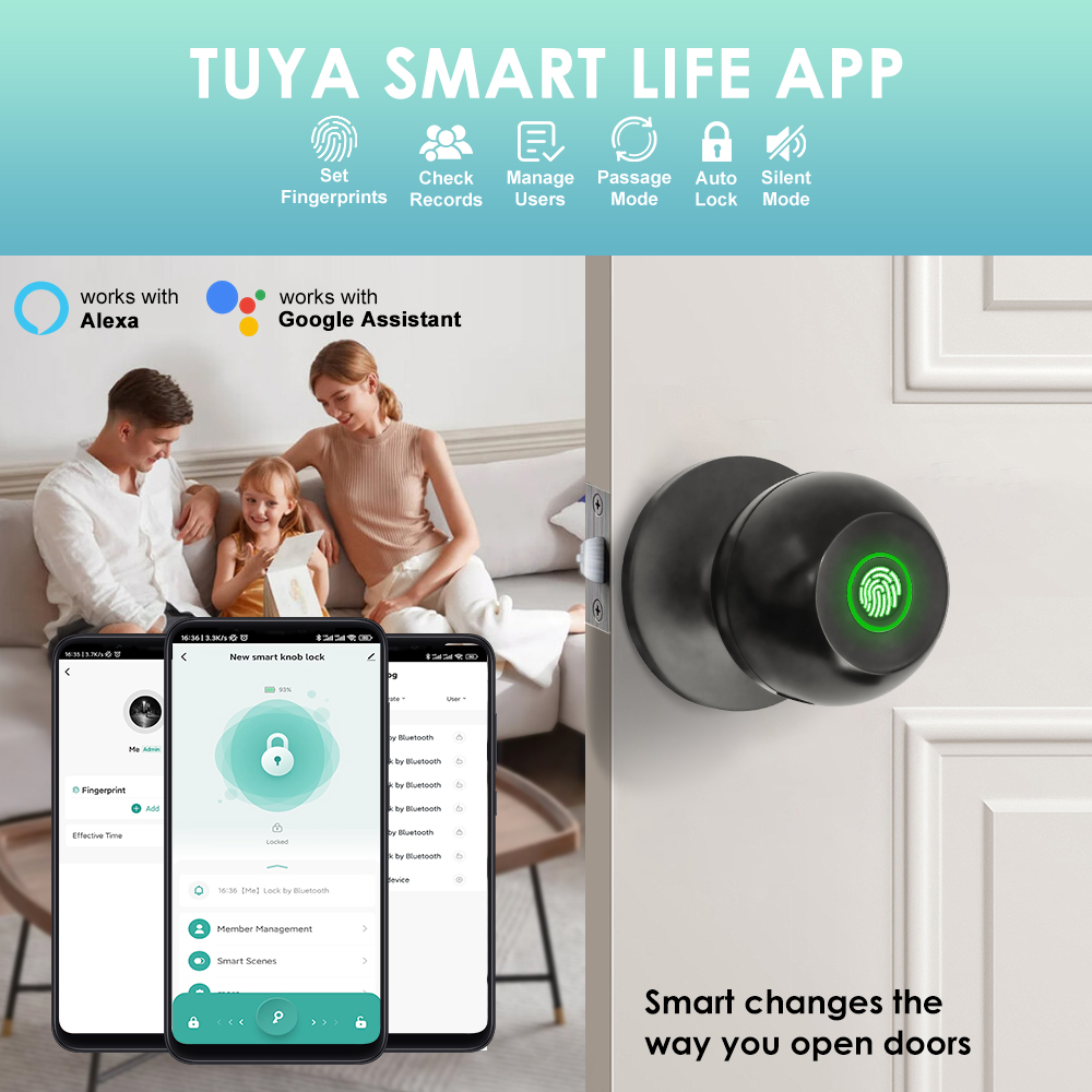 투야 전자 도어락 스마트 외부 도어락 지문 키 스마트  - Unique Electronics Gadgets 리뷰 및 가격