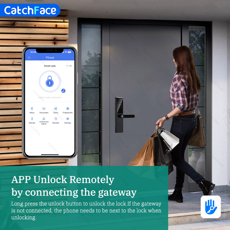 블루투스 지문 도어 잠금 장치 TTLock App 코드 - Unique Electronics Gadgets 리뷰 및 가격