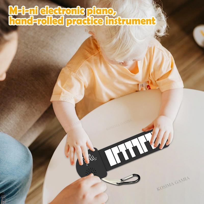 롤업 전자 피아노 실리콘 전기 접이식 피아노 키보드 여 - Unique Electronics Gadgets 리뷰 및 가격