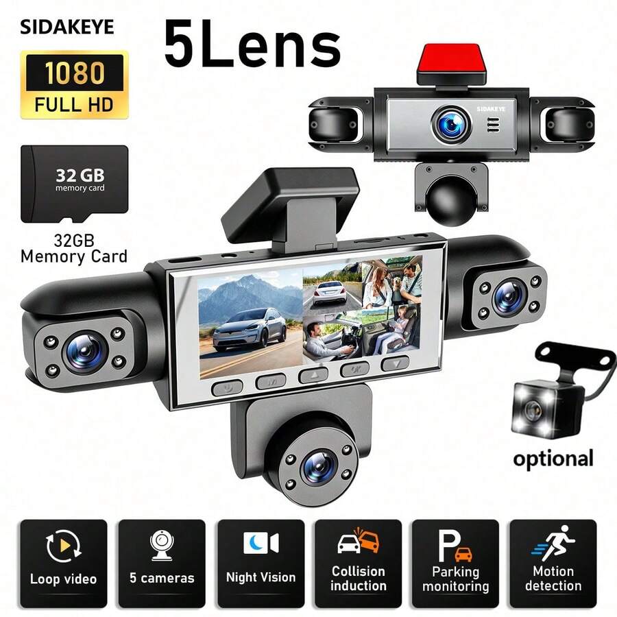 스카이워스 시다키이 360 °   파노라마 5방향 10 - Panoramic Dash Cam 360 리뷰 및 가격