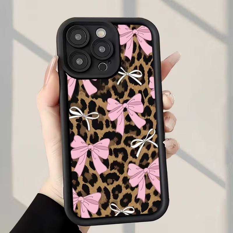 레오파드 프린트 리본 폰 케이스 (아이폰 18, 17, - Apple Iphone 16 리뷰 및 가격